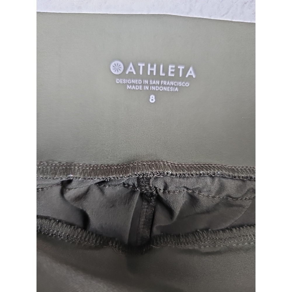 Athleta Sutton Jogger Pant Cargo Size 8 Arbor Green Lightweight Pants 405713 - Picture 5 of 10